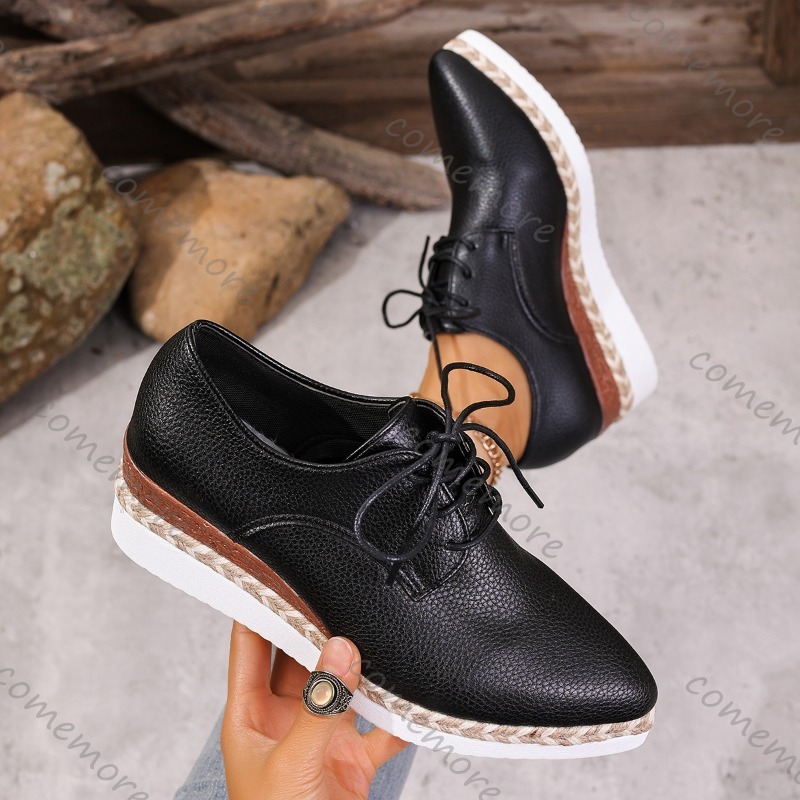 Leder-Schnürschuhe für Damen m – Oxford Lace Up Women Bewertung und Preis