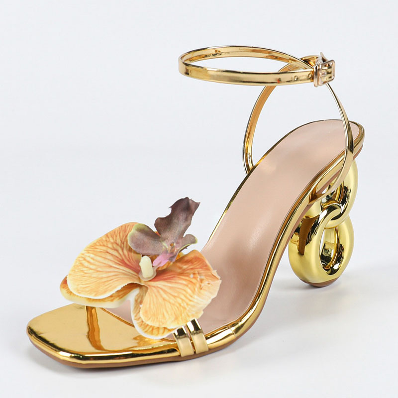 Aneikeh Golden Open Toe Buckle – Women'S Shoes Quality Bewertung und Preis
