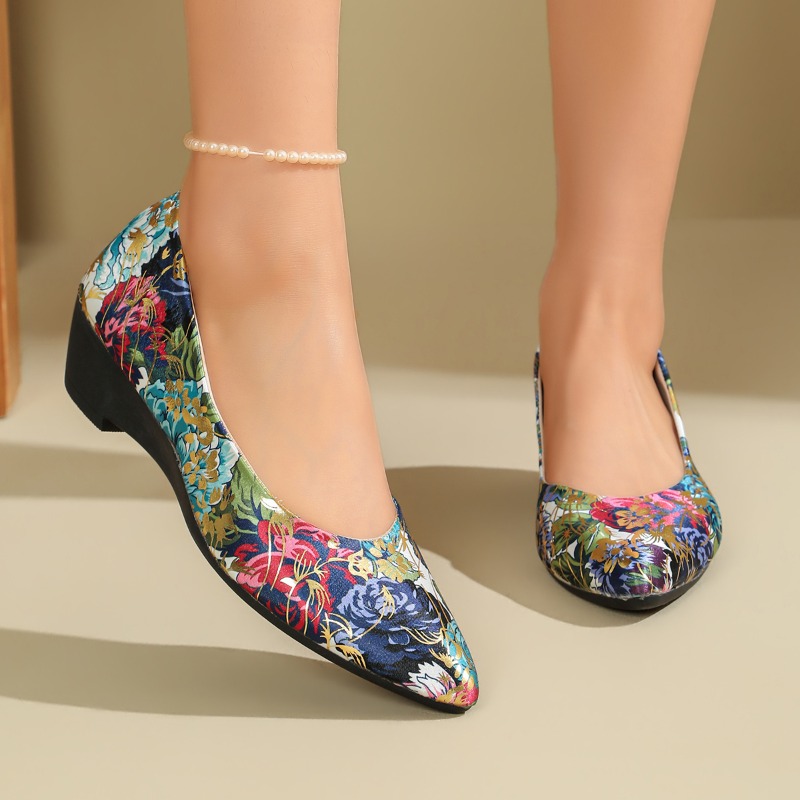 Damen-Spitzpumps mit Blumenmus – Women Shoes Xxl Bewertung und Preis