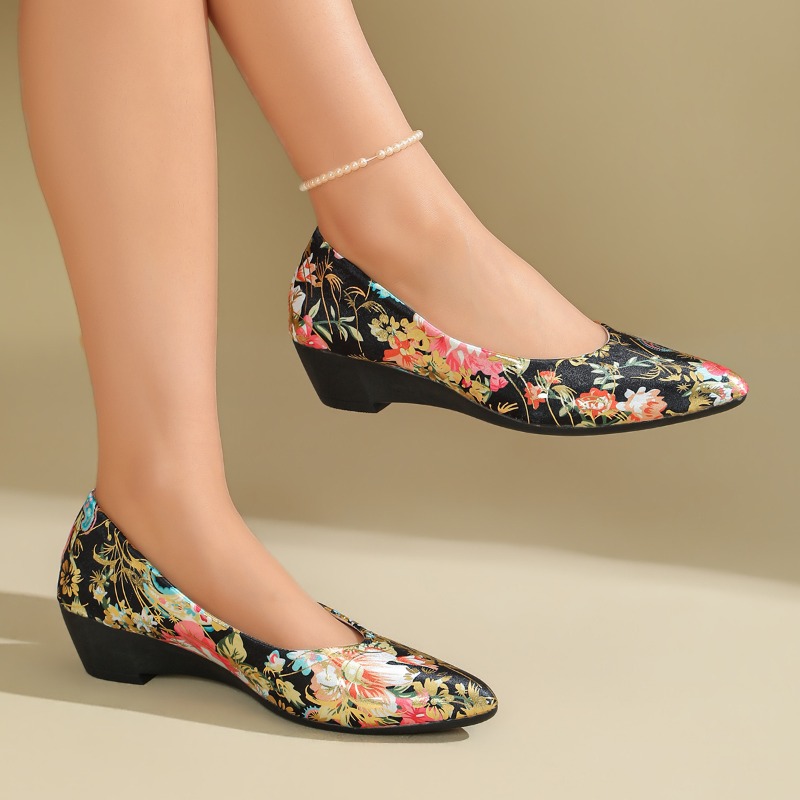 Damen-Spitzpumps mit Blumenmus – Women Shoes Xxl Bewertung und Preis