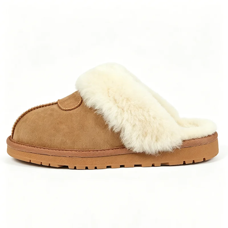 Natürliche Fell-Hausschuhe für – Mule Slip On Bewertung und Preis