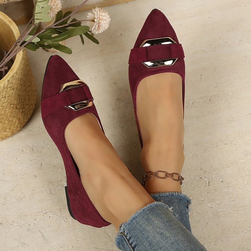 Damen Spitze Wildleder-Balleri – Women'S Shoes Clogs Bewertung und Preis
