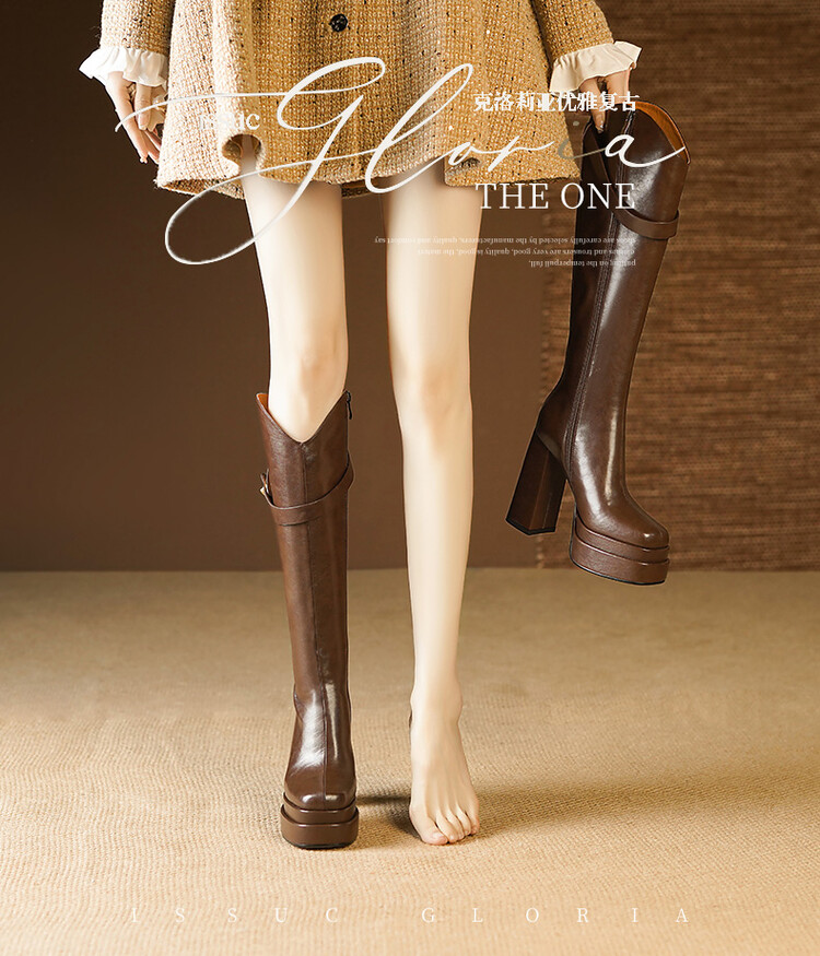 Herbst- und Winterstiefel aus  – Knee High Boots Women Bewertung und Preis