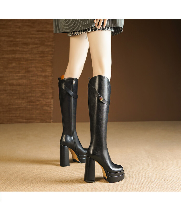 Herbst- und Winterstiefel aus  – Knee High Boots Women Bewertung und Preis