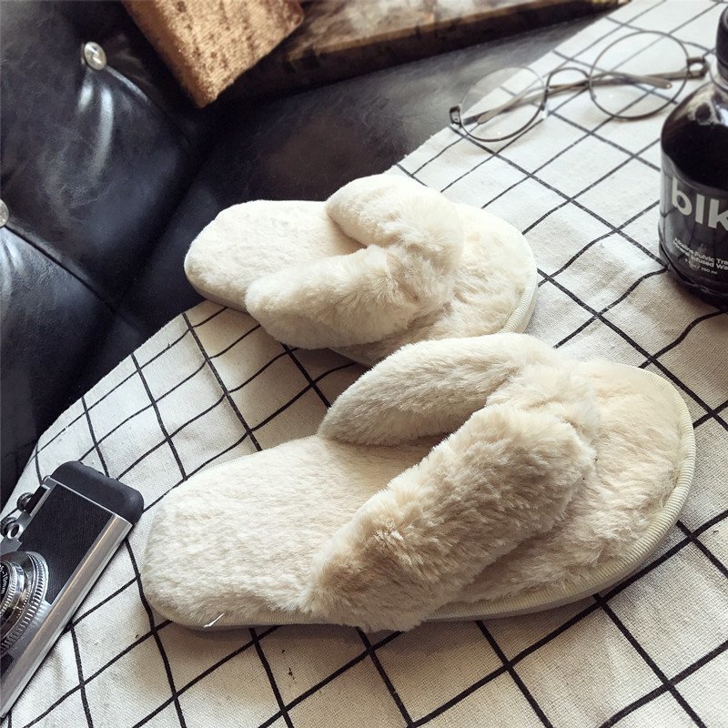 Kreuz Warme Flauschige Pelzige – Mule Slip On Bewertung und Preis