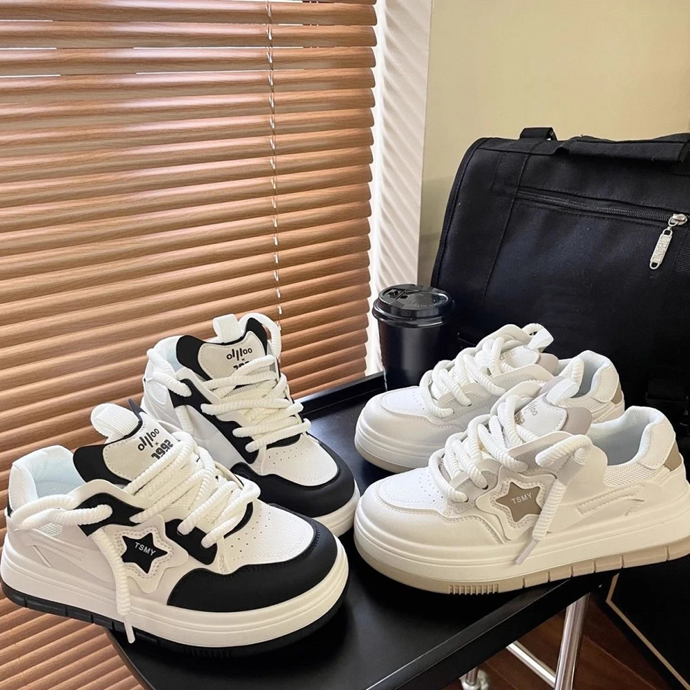Star Walking Sneakers Y2K Plat – Women Shoes Tennis Bewertung und Preis