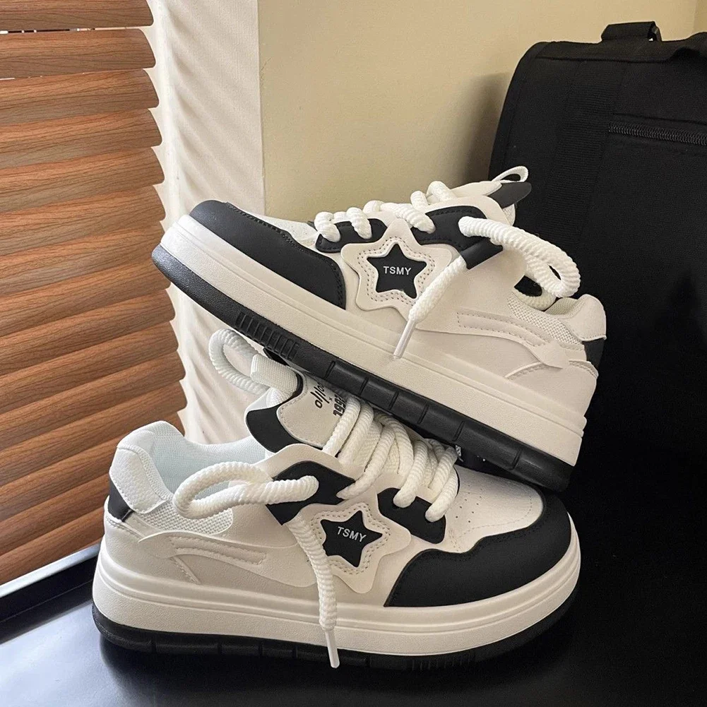 Star Walking Sneakers Y2K Plat – Women Shoes Tennis Bewertung und Preis