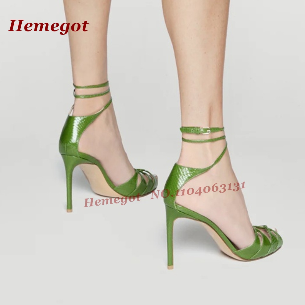 Grüne Riemchensandalen mit Kro – Women'S Shoes Clogs Bewertung und Preis